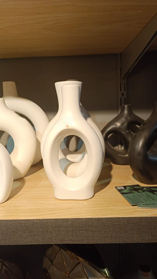 Nordic Ceramic Loop Vase